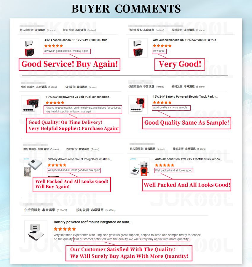 Clients Reviews of truck air conditioner