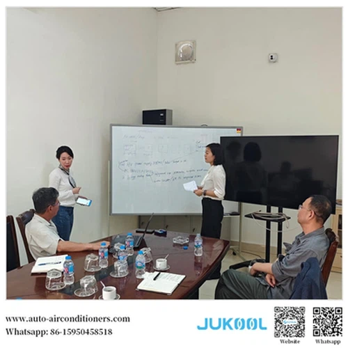 Мы участвуем в переговорах по локализации автобусных кондиционеров во Вьетнам...